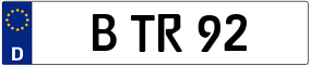 Truck License Plate